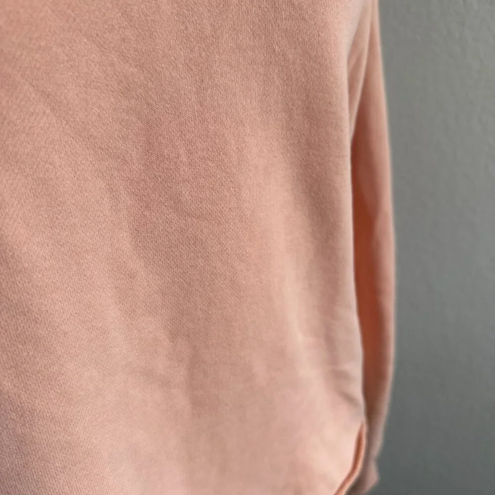 Abercrombie & Fitch Peach Cozy Cropped Hoodie – Size S - Picture 8 of 10